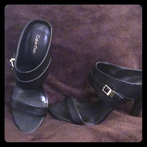 Black Heeled Sandal